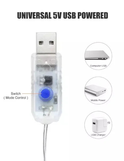 Cortina 400 Leds 3x4 Luzes Natal Decoração Festas