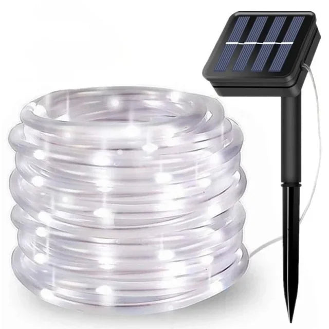 300led corda solar luz de tira ao ar livre à prova dwaterproof água luz fadas cordas decoração natal para jardim gramado árvore quintal cerca caminho